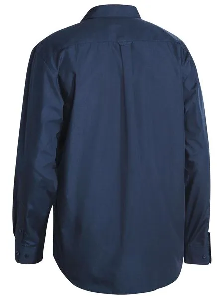 Shirt Bisley Permanent PreSS Poly/Cotton 110g Sky Blue M