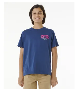 SHRED TILL DEAD TEE-BOY - WASHED NAVY