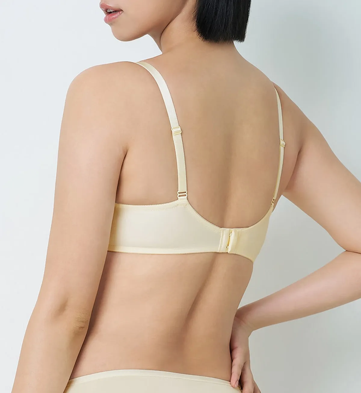 Simply Everyday Chic Non-Wired Push Up Deep V Bra