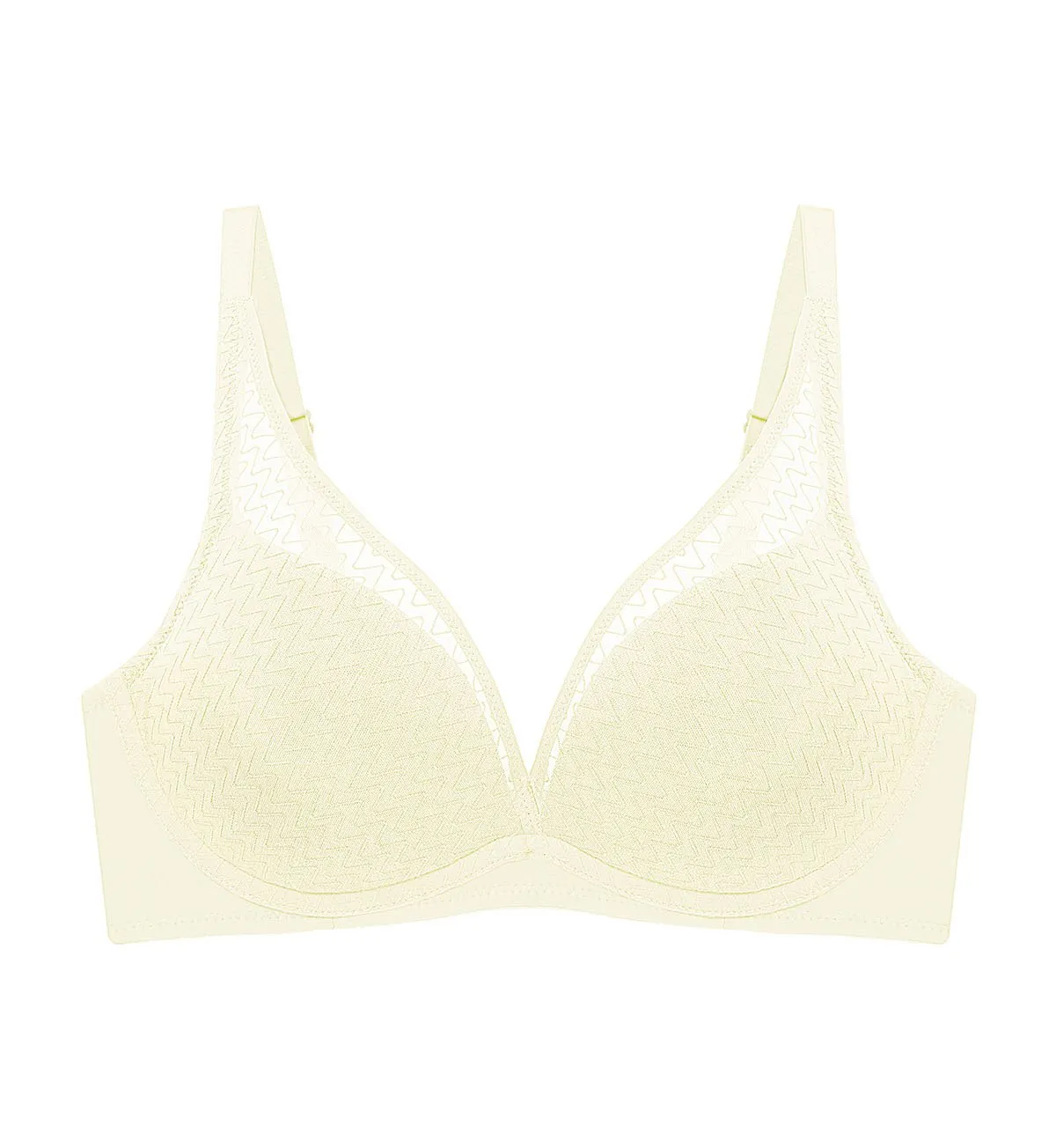 Simply Everyday Chic Non-Wired Push Up Deep V Bra