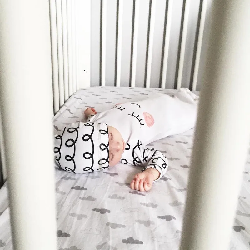 Sleepy Eyes Baby Gown 2 Pieces