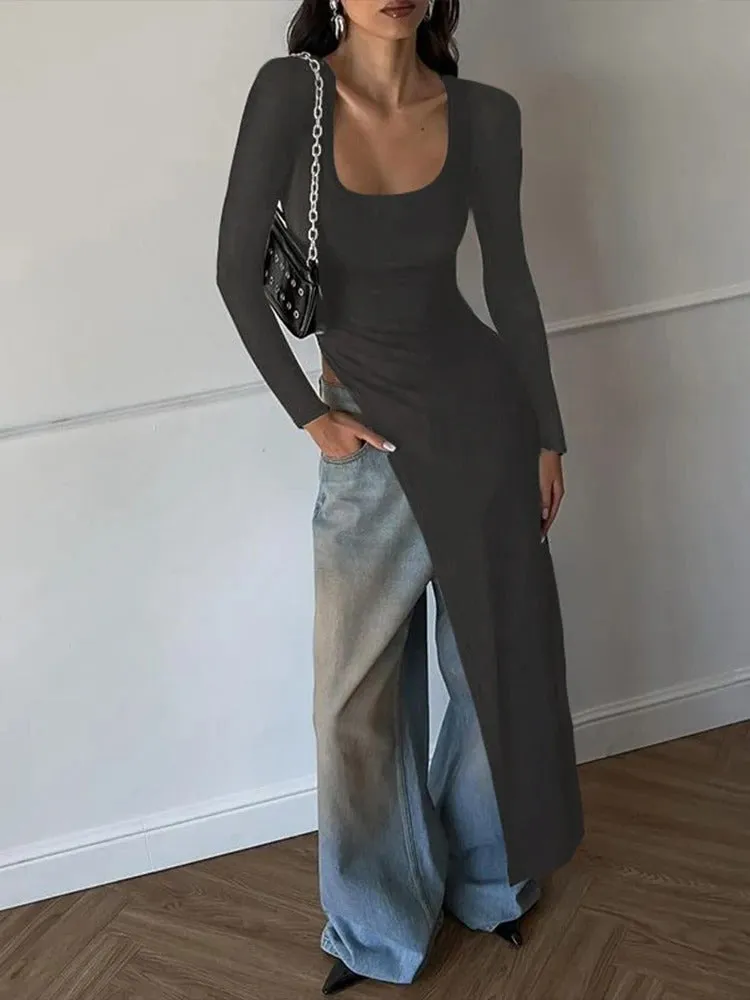 Sloane Assymetrical Long Sleeve