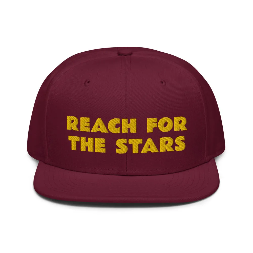 Snapback Hat "1052-0141 Reach For The Stars (Yellow Logo)"