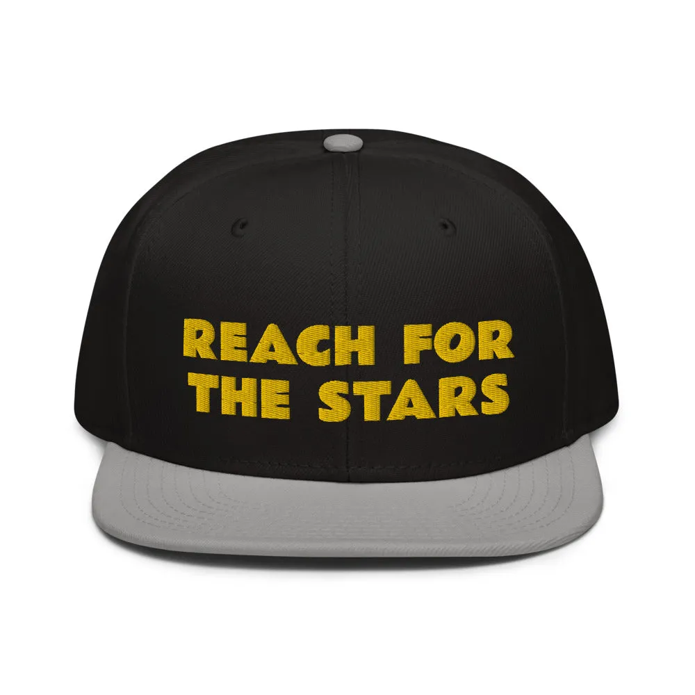 Snapback Hat "1052-0141 Reach For The Stars (Yellow Logo)"