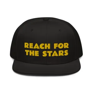Snapback Hat "1052-0141 Reach For The Stars (Yellow Logo)"