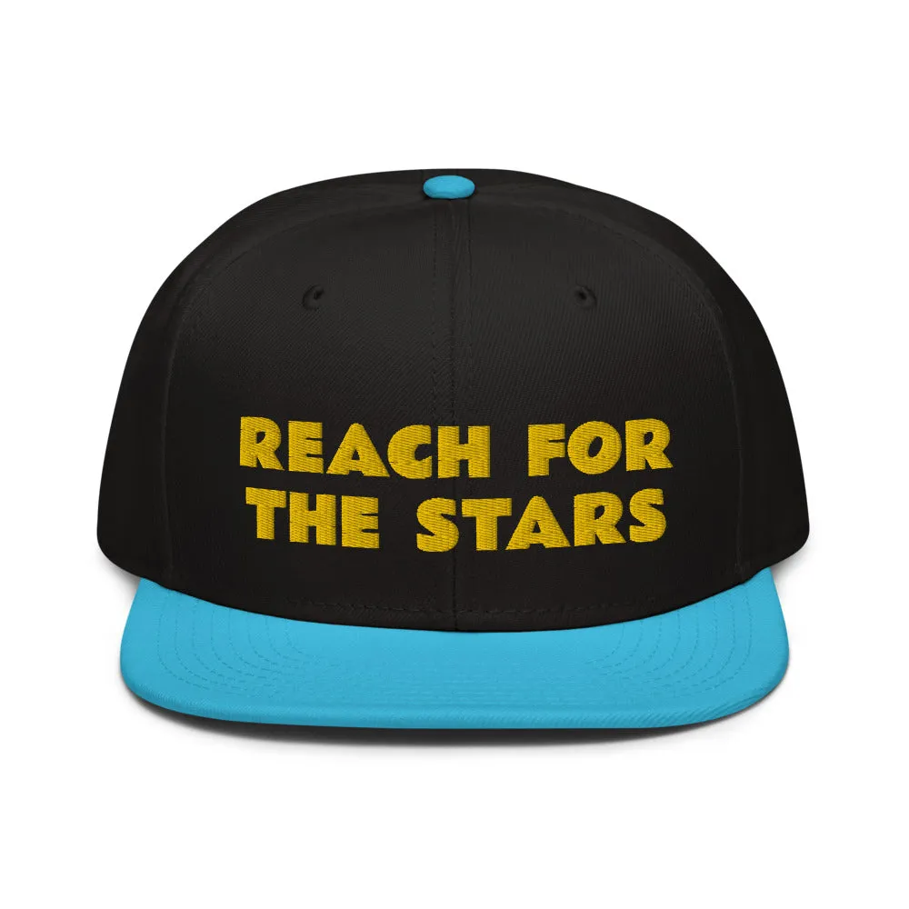 Snapback Hat "1052-0141 Reach For The Stars (Yellow Logo)"