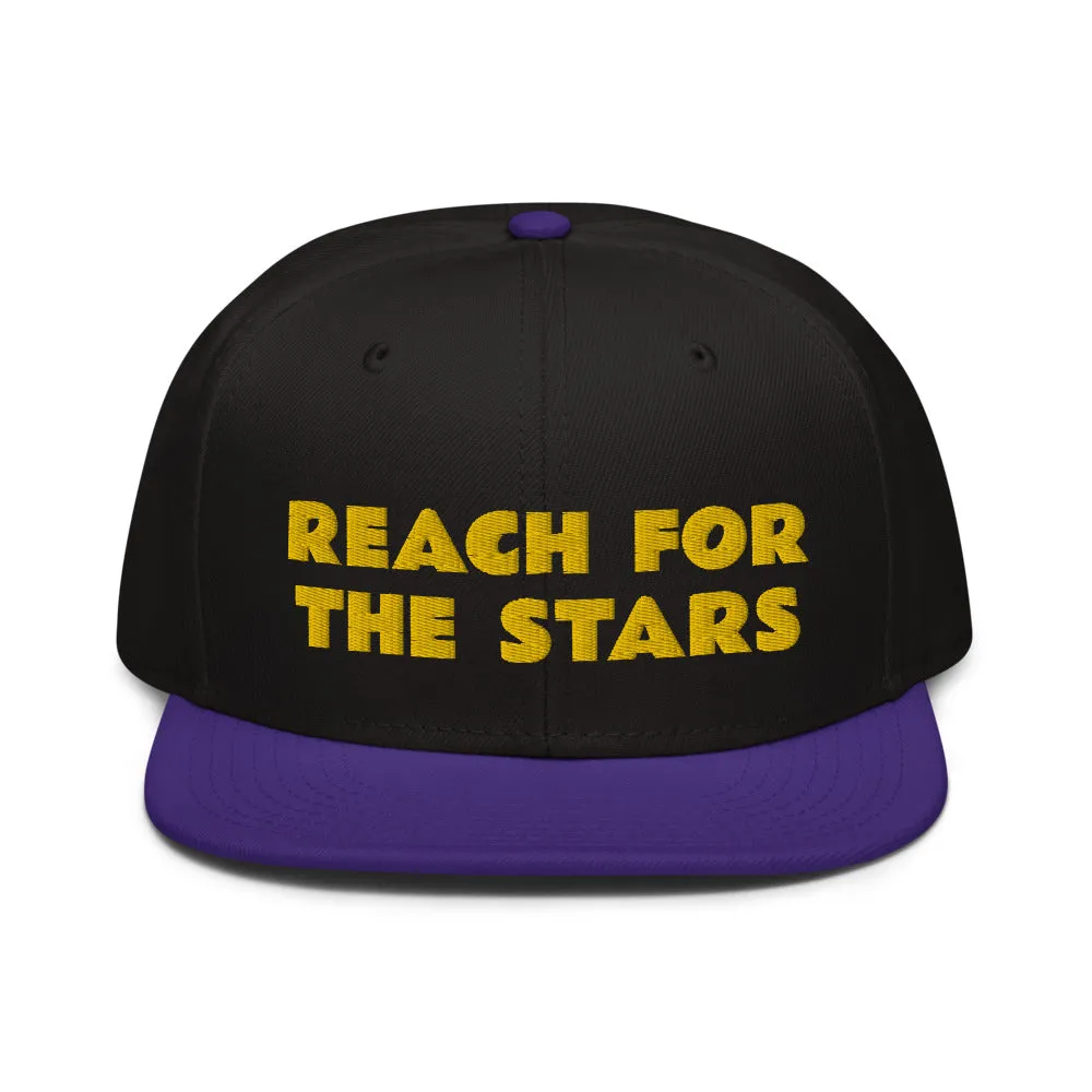 Snapback Hat "1052-0141 Reach For The Stars (Yellow Logo)"