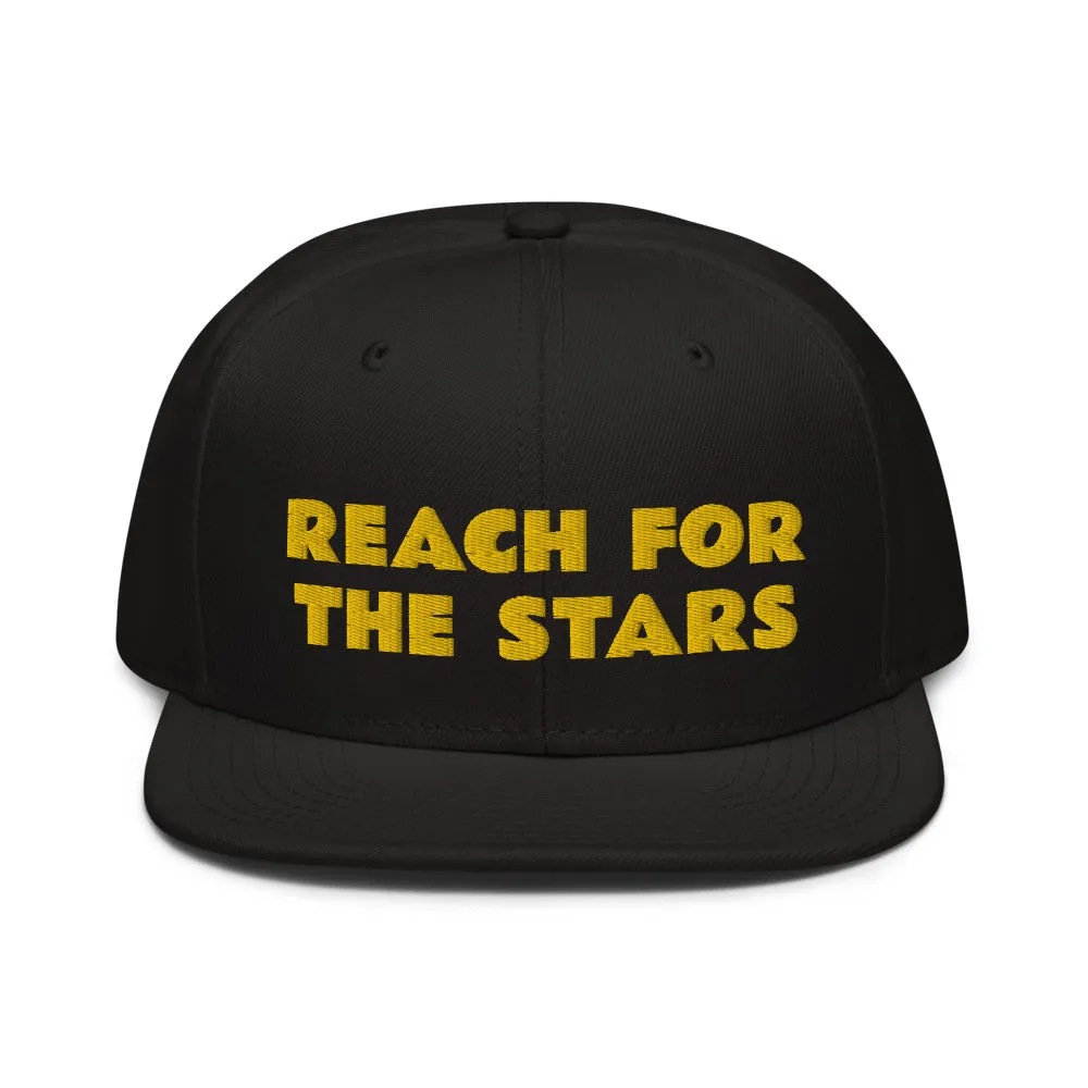 Snapback Hat "1052-0141 Reach For The Stars (Yellow Logo)"
