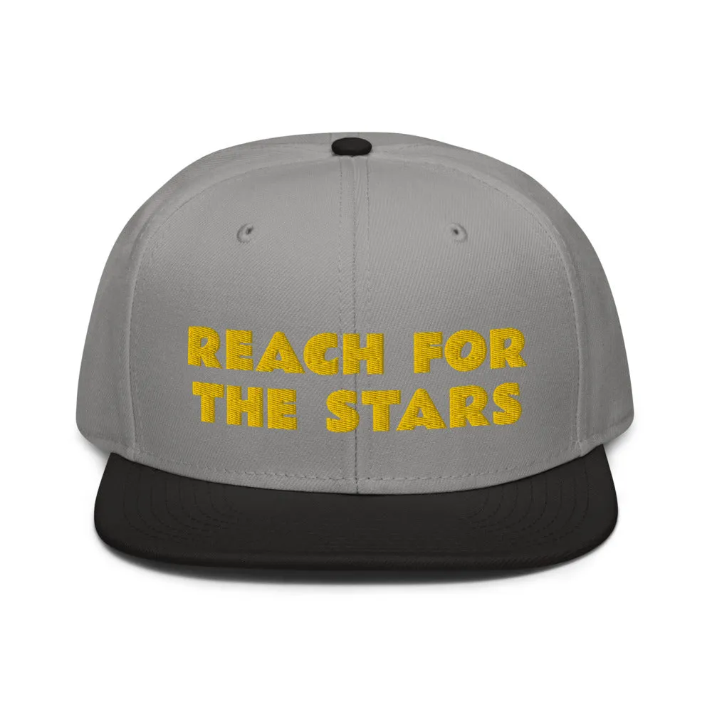 Snapback Hat "1052-0141 Reach For The Stars (Yellow Logo)"