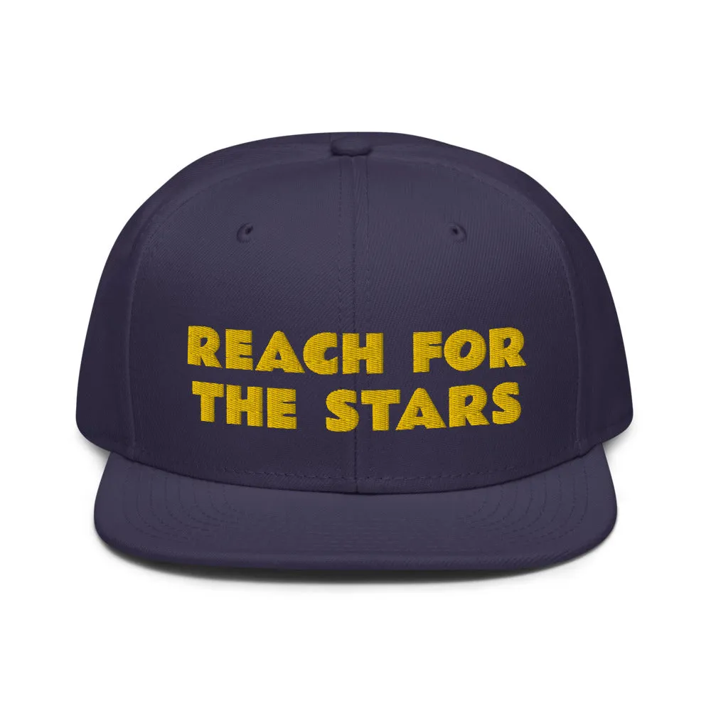 Snapback Hat "1052-0141 Reach For The Stars (Yellow Logo)"