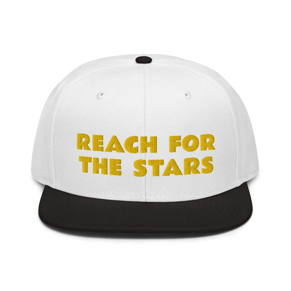 Snapback Hat "1052-0141 Reach For The Stars (Yellow Logo)"