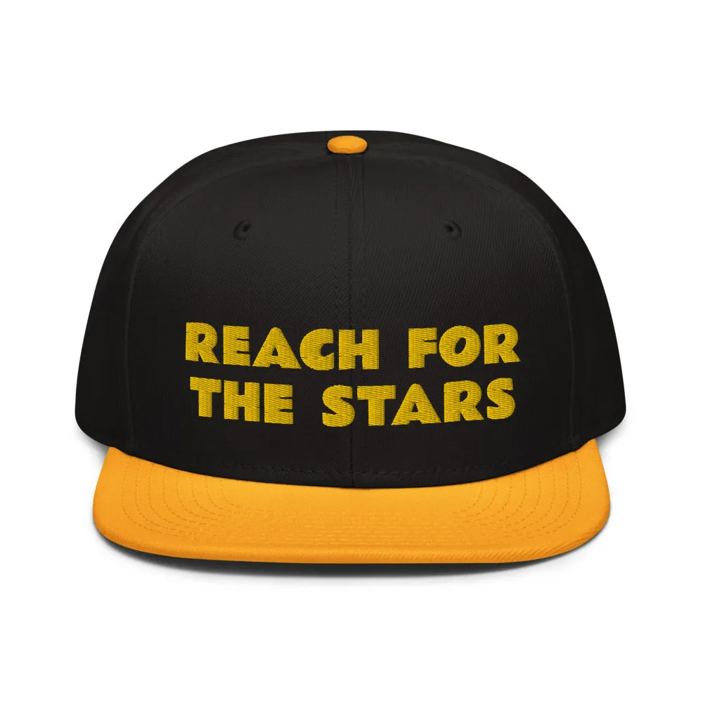 Snapback Hat "1052-0141 Reach For The Stars (Yellow Logo)"