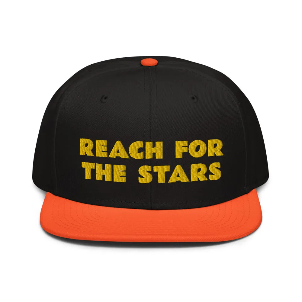Snapback Hat "1052-0141 Reach For The Stars (Yellow Logo)"