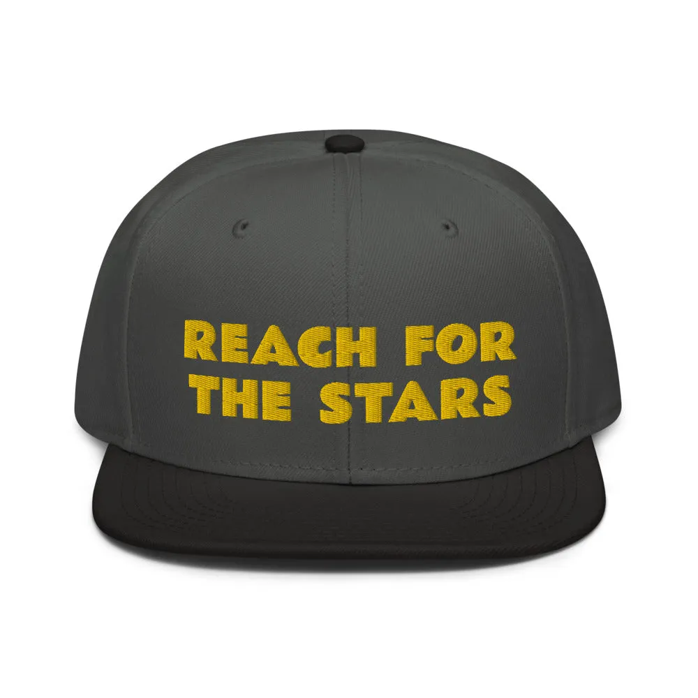 Snapback Hat "1052-0141 Reach For The Stars (Yellow Logo)"