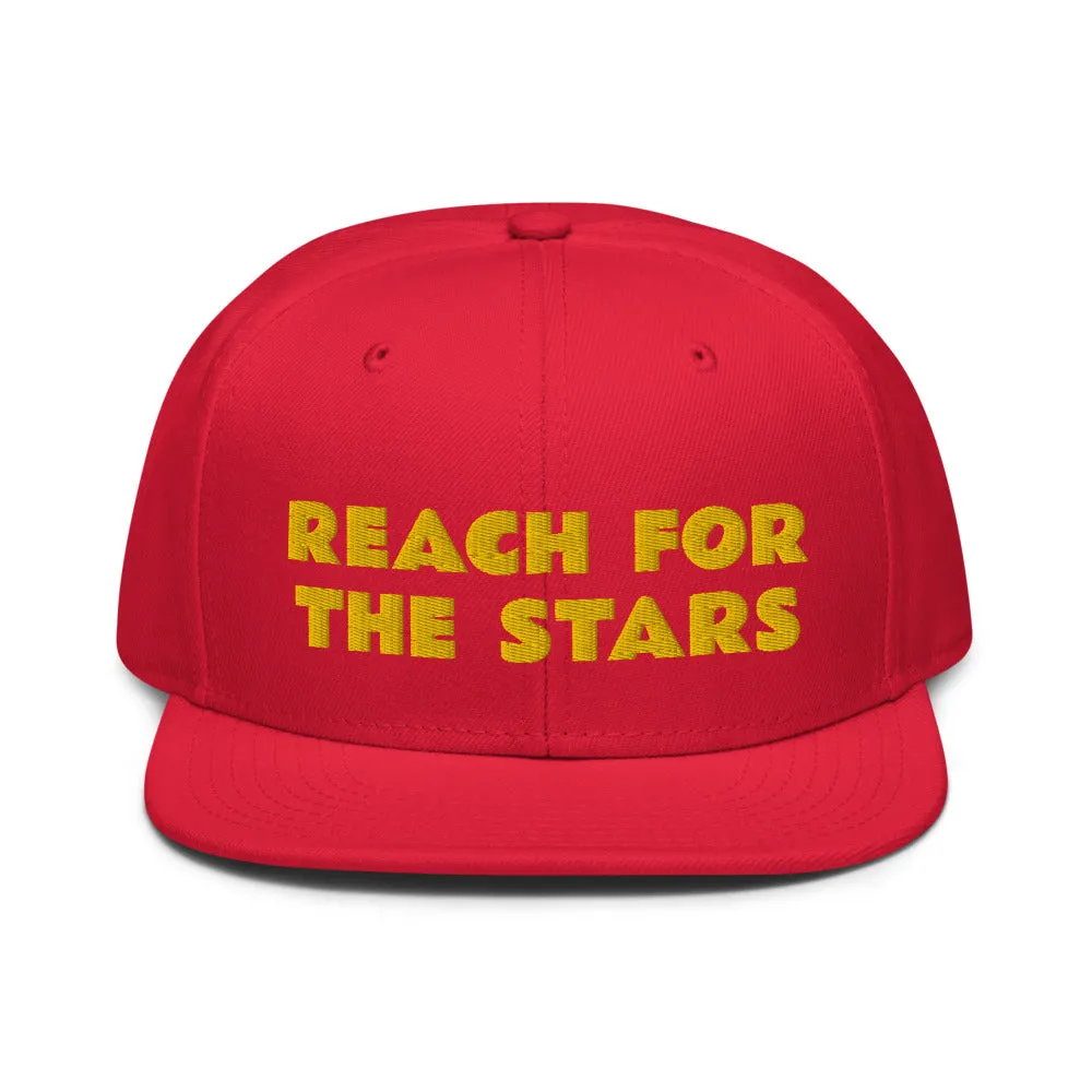 Snapback Hat "1052-0141 Reach For The Stars (Yellow Logo)"