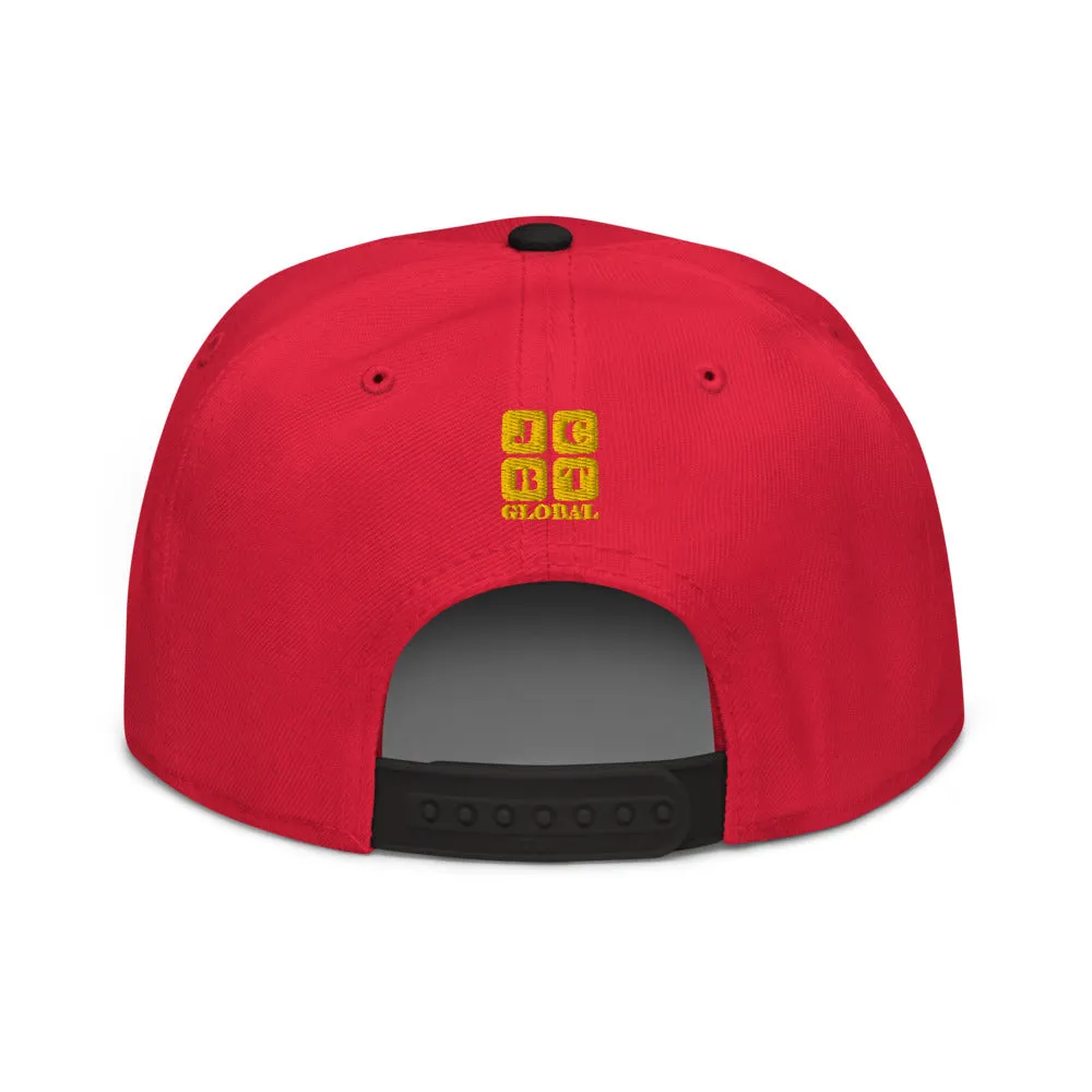 Snapback Hat "1053-0081 Michigan (Yellow Logo)"