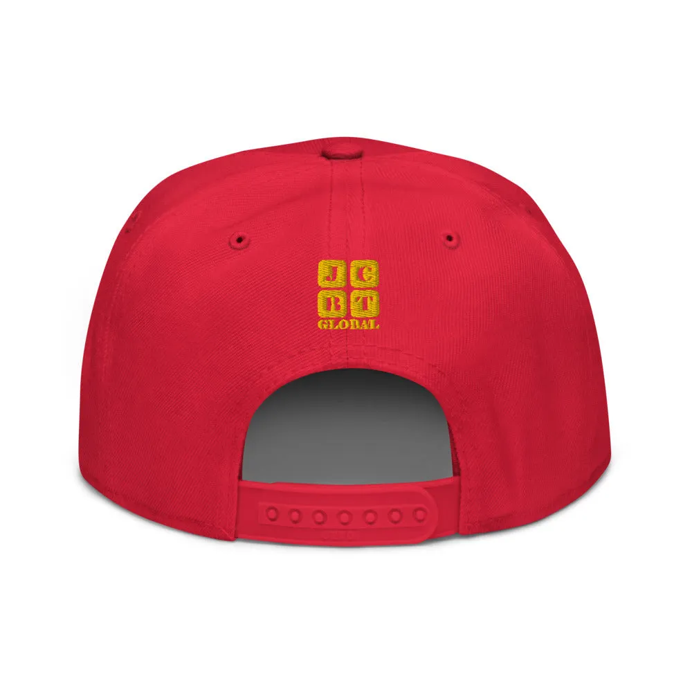 Snapback Hat "1053-0081 Michigan (Yellow Logo)"
