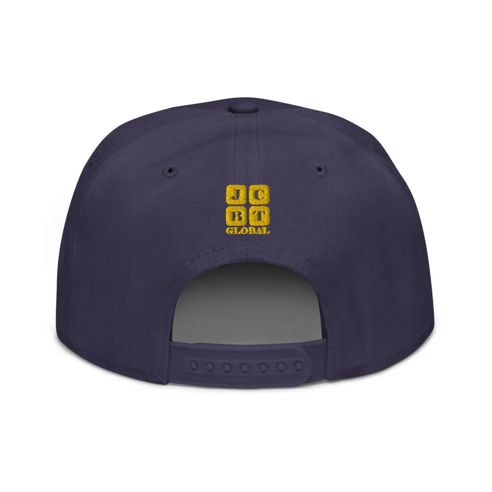 Snapback Hat "1053-0081 Michigan (Yellow Logo)"