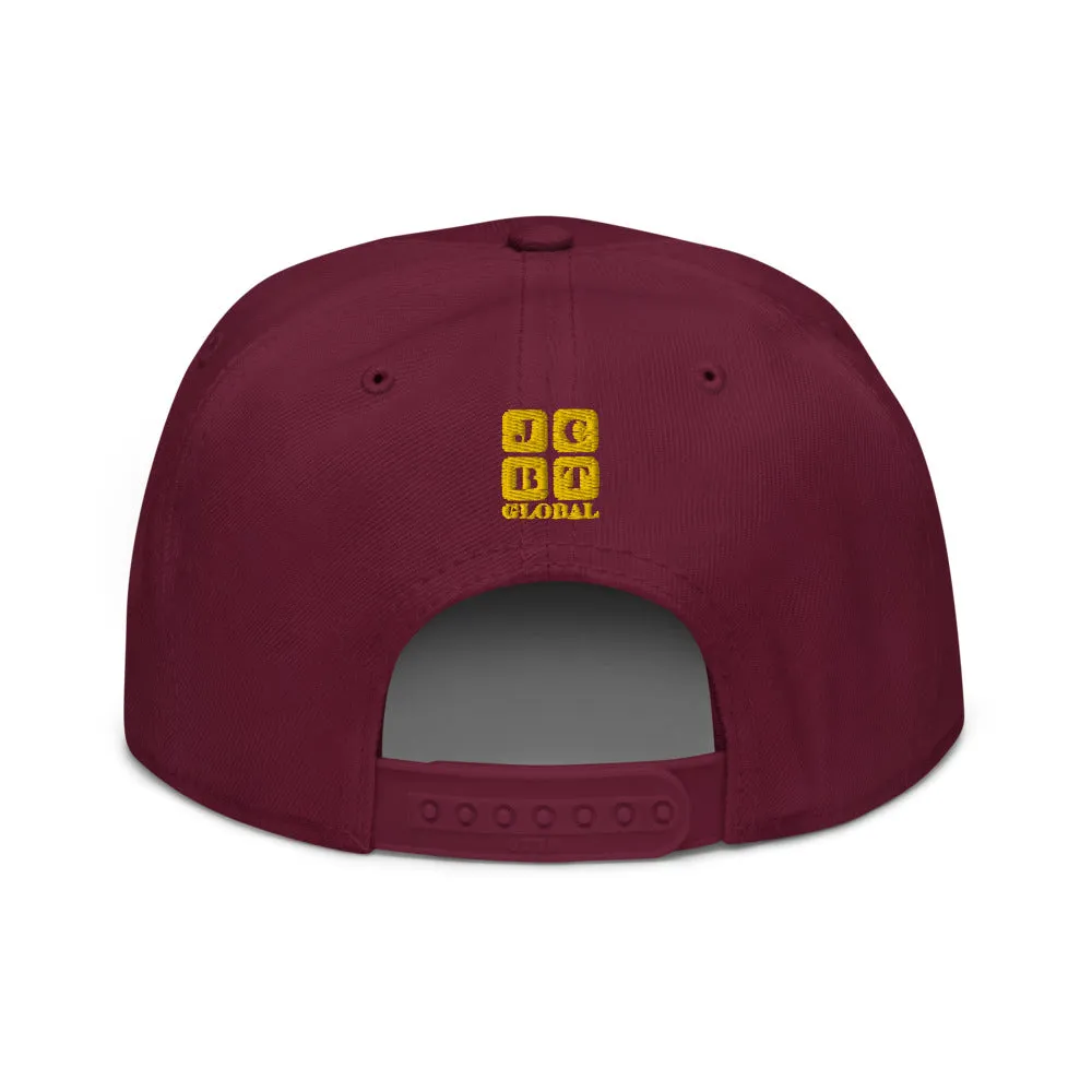 Snapback Hat "1053-0101 North Carolina (Yellow Logo)"