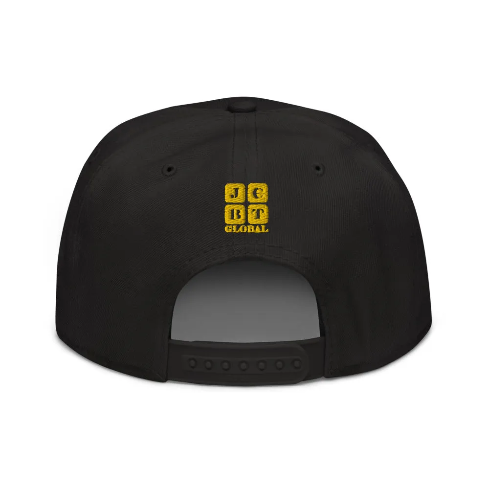 Snapback Hat "1053-0101 North Carolina (Yellow Logo)"