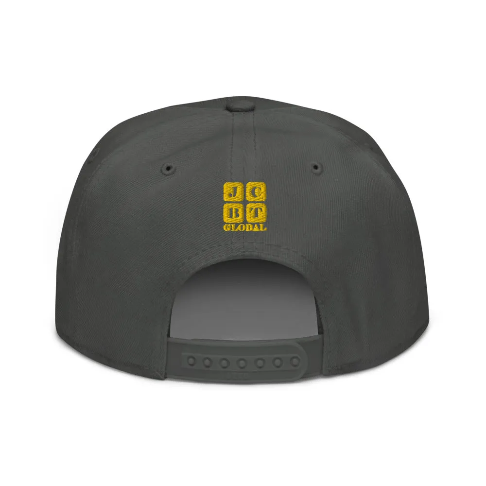 Snapback Hat "1053-0101 North Carolina (Yellow Logo)"