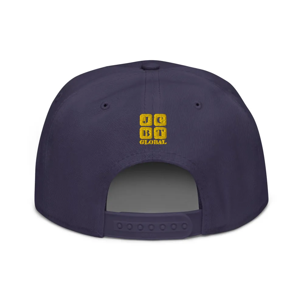 Snapback Hat "1054-0031 U.S.A. (Yellow Logo)"