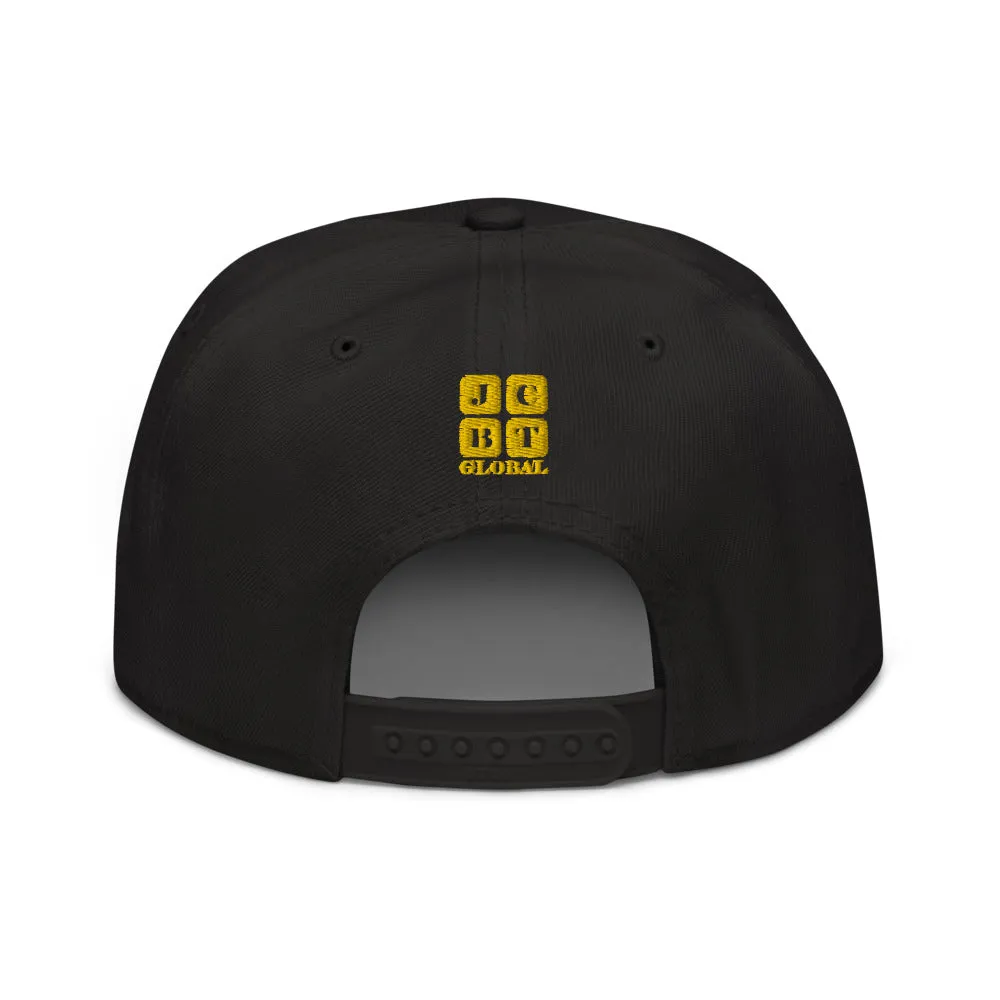 Snapback Hat "1054-0031 U.S.A. (Yellow Logo)"