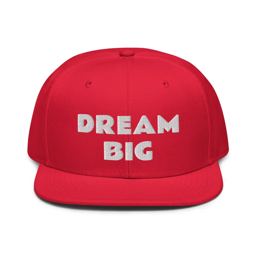 Snapback Hat "2052-0011 Dream Big (White Logo)"
