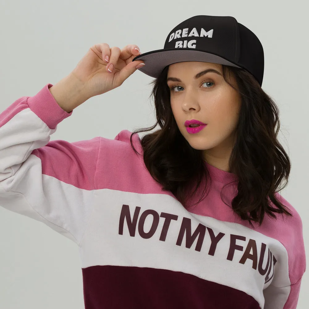 Snapback Hat "2052-0011 Dream Big (White Logo)"