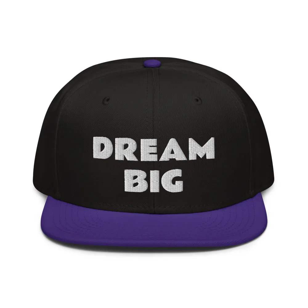 Snapback Hat "2052-0011 Dream Big (White Logo)"