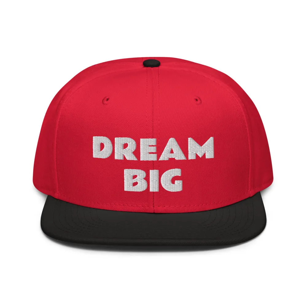 Snapback Hat "2052-0011 Dream Big (White Logo)"
