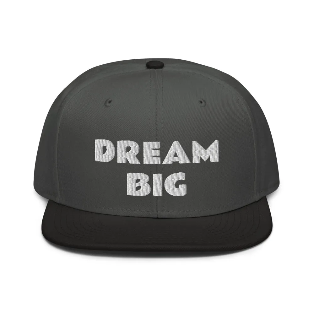 Snapback Hat "2052-0011 Dream Big (White Logo)"
