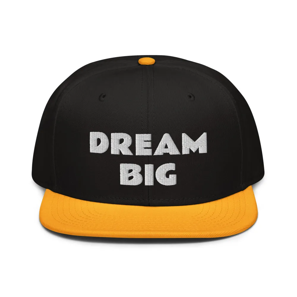 Snapback Hat "2052-0011 Dream Big (White Logo)"