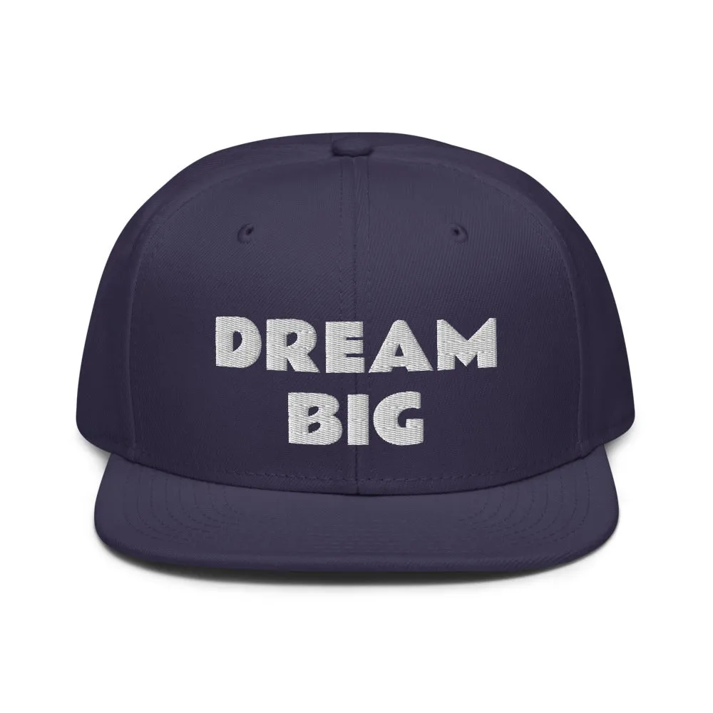 Snapback Hat "2052-0011 Dream Big (White Logo)"