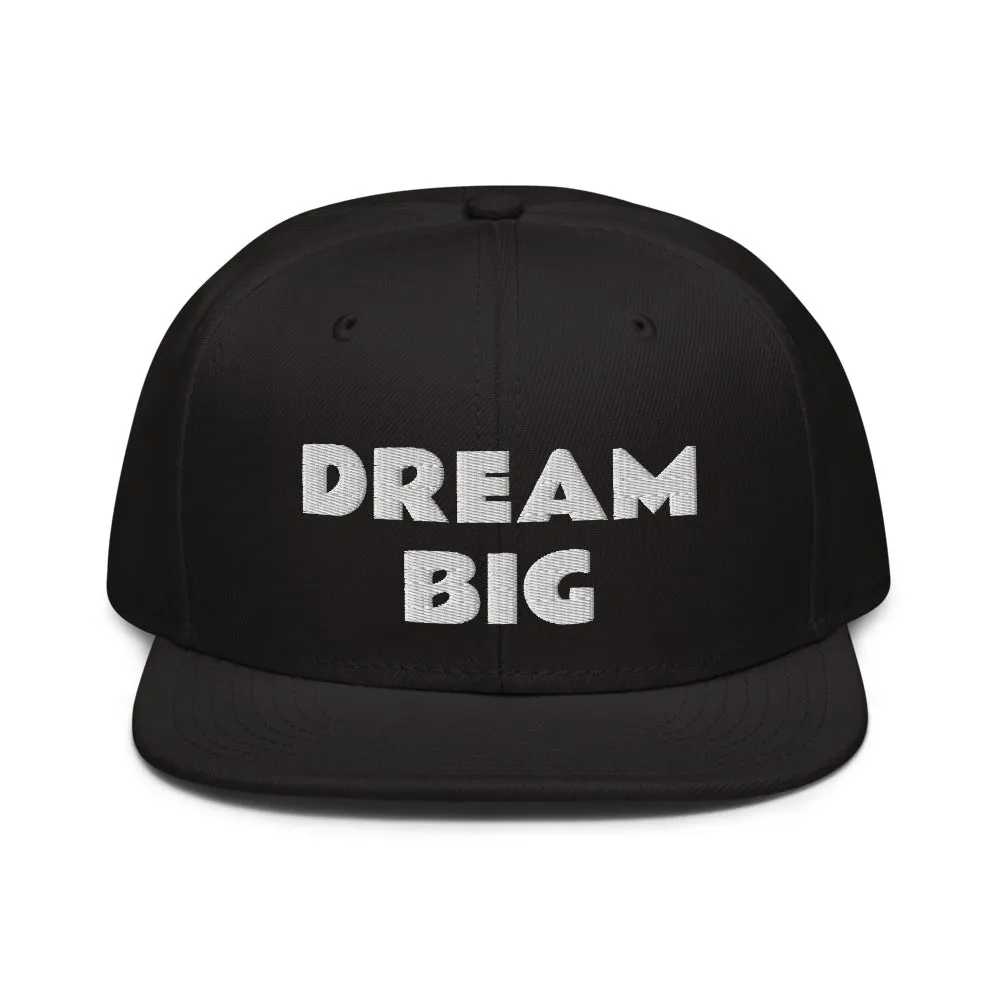 Snapback Hat "2052-0011 Dream Big (White Logo)"