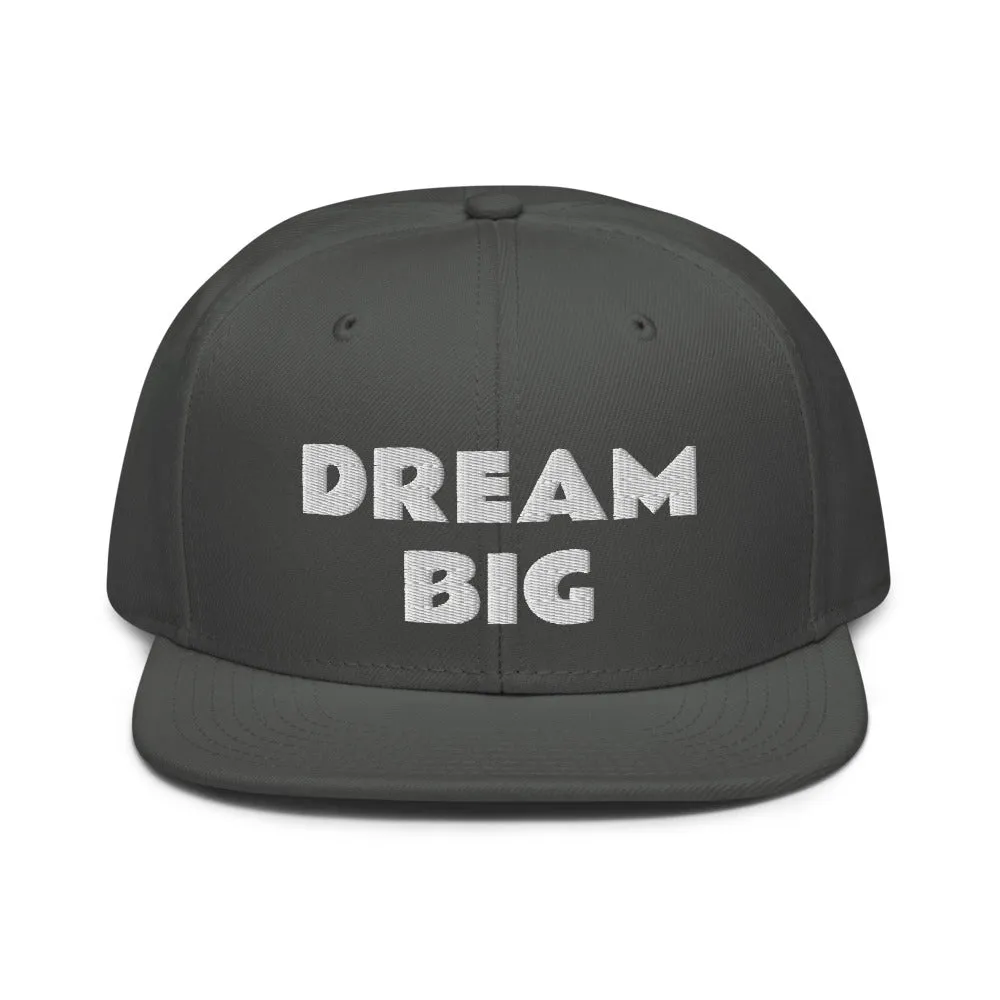 Snapback Hat "2052-0011 Dream Big (White Logo)"