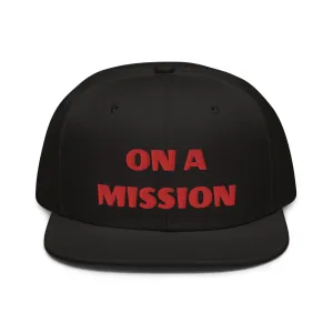 Snapback Hat "2052-0121 On A Mission (Red Logo)"