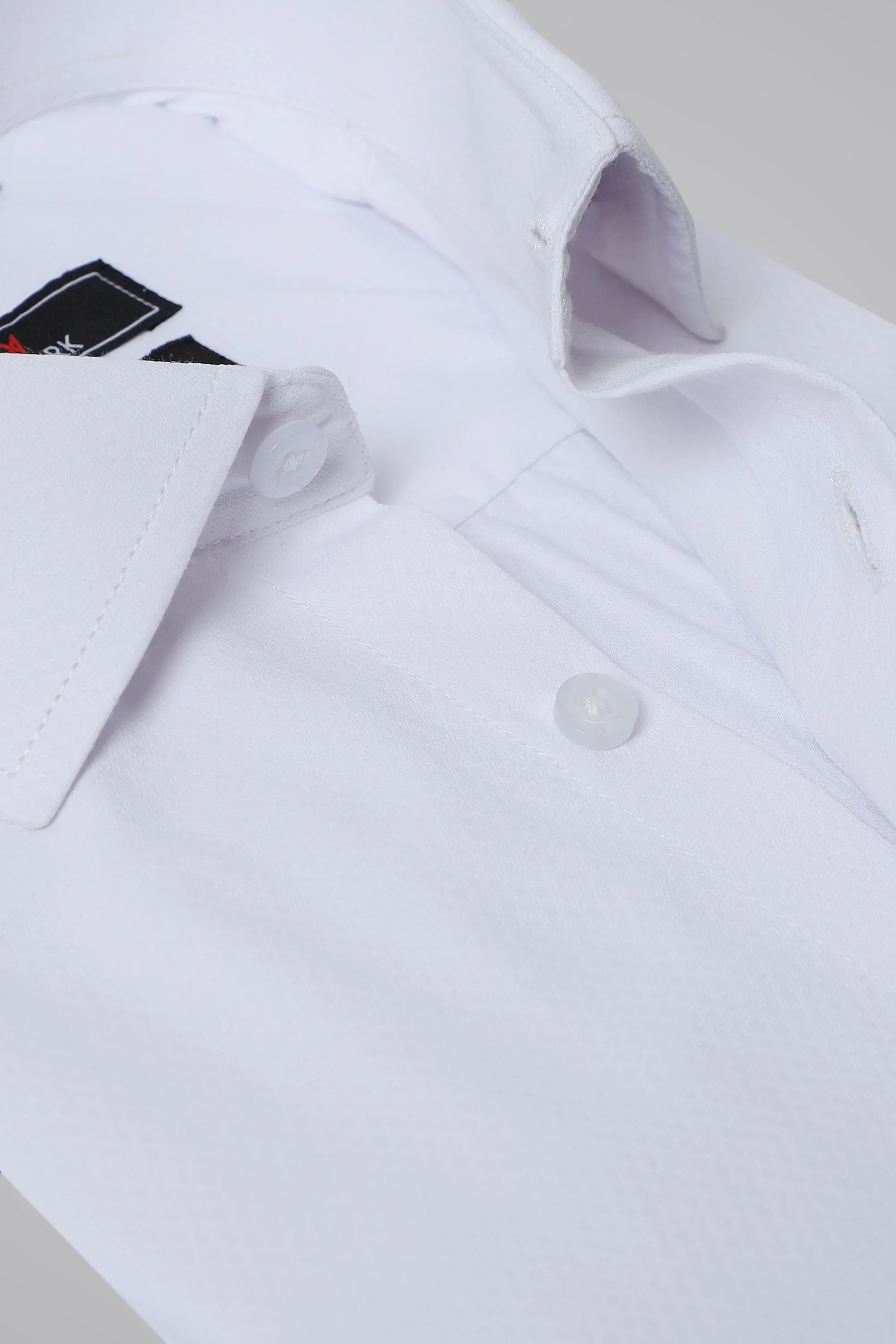 SOLID WHITE FORMAL SHIRT