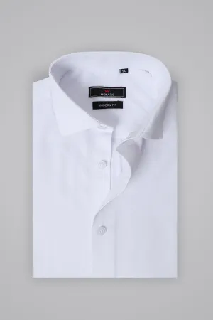 SOLID WHITE FORMAL SHIRT
