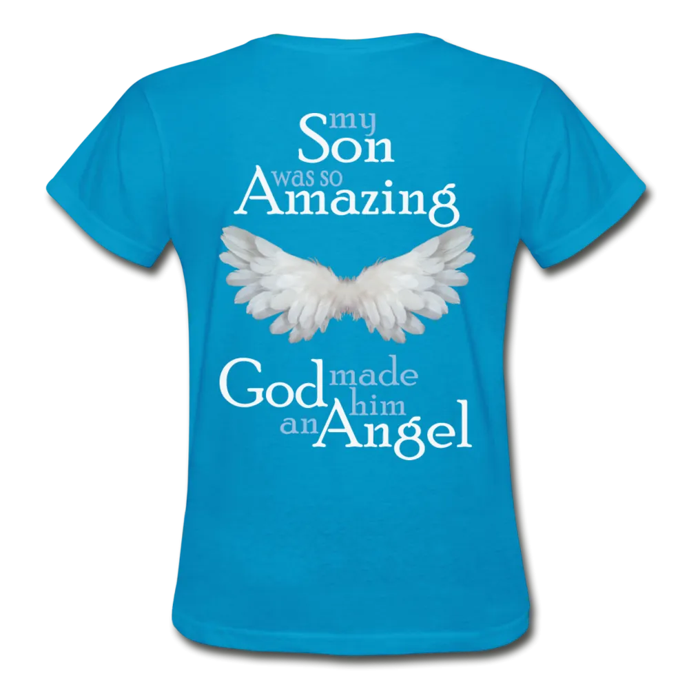Son Amazing Angel Gildan Ultra Cotton Ladies T-Shirt