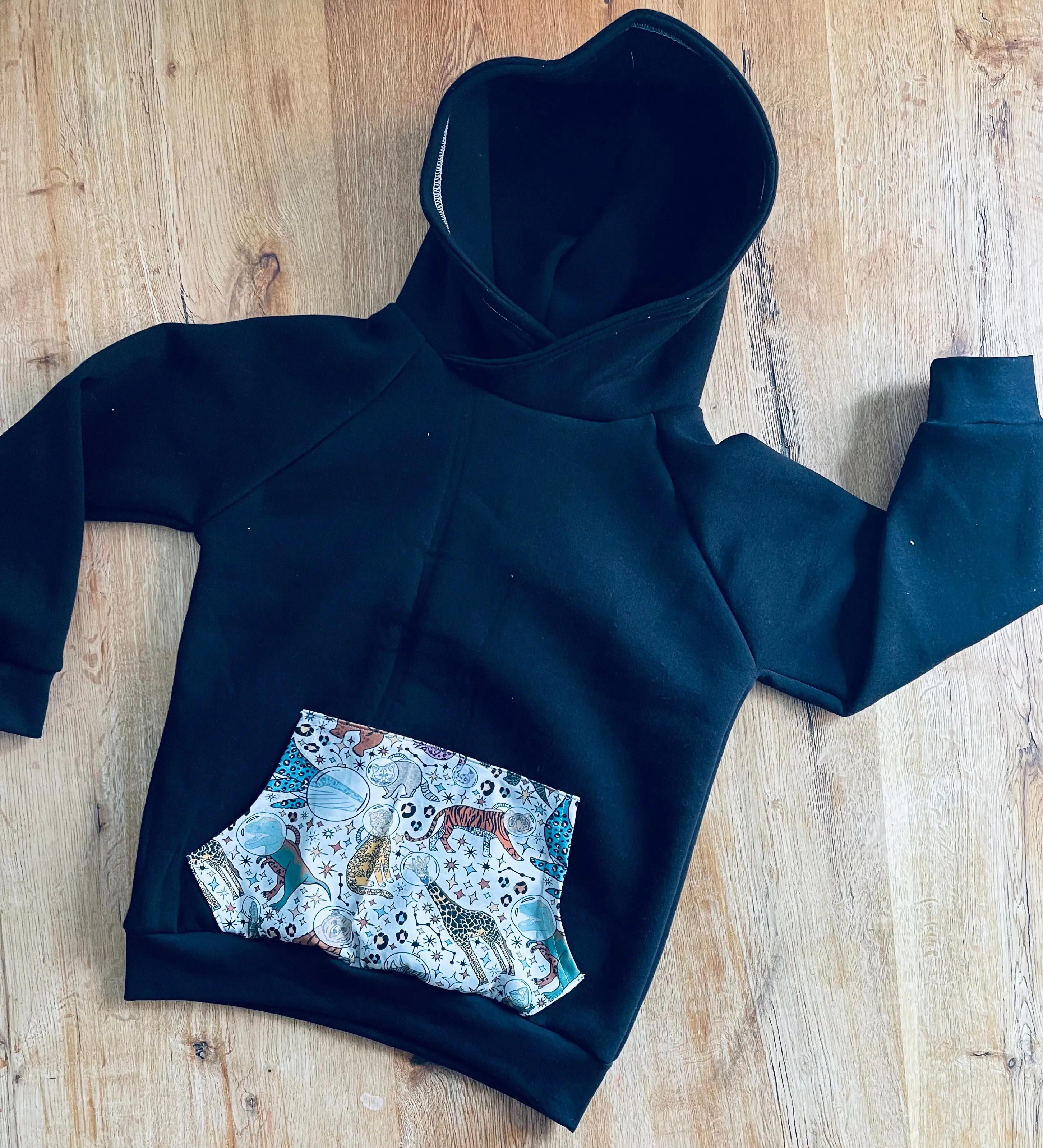 Space Animals Hoodie - Age 10