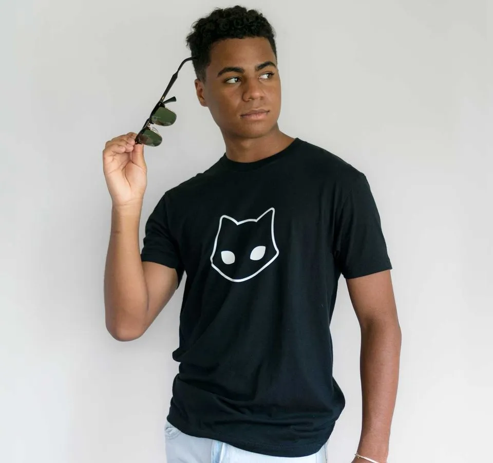 Spooky Cat Logo T-Shirt