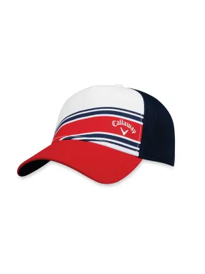 Stripe Mesh Hat