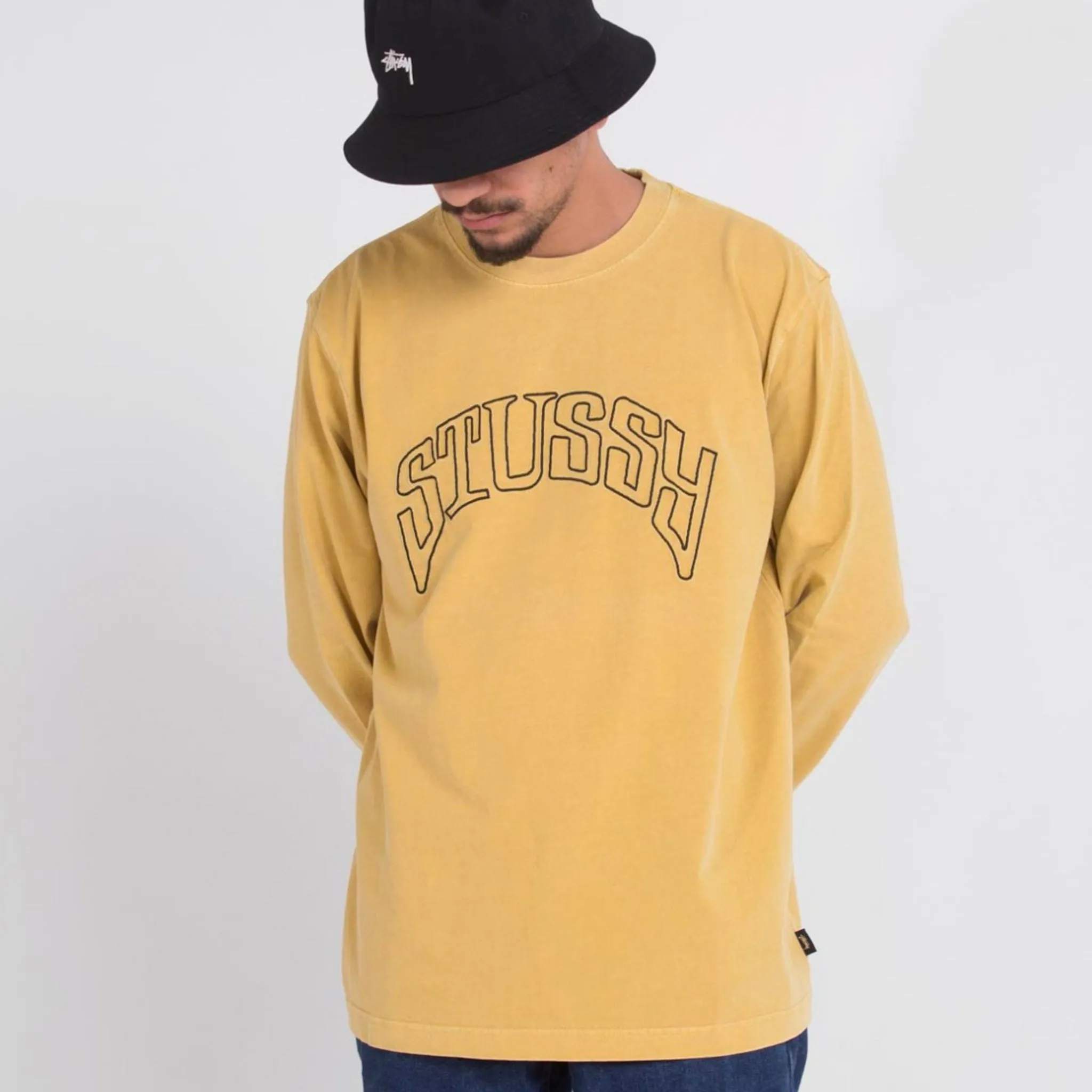Stussy Arch LS Crew Tee