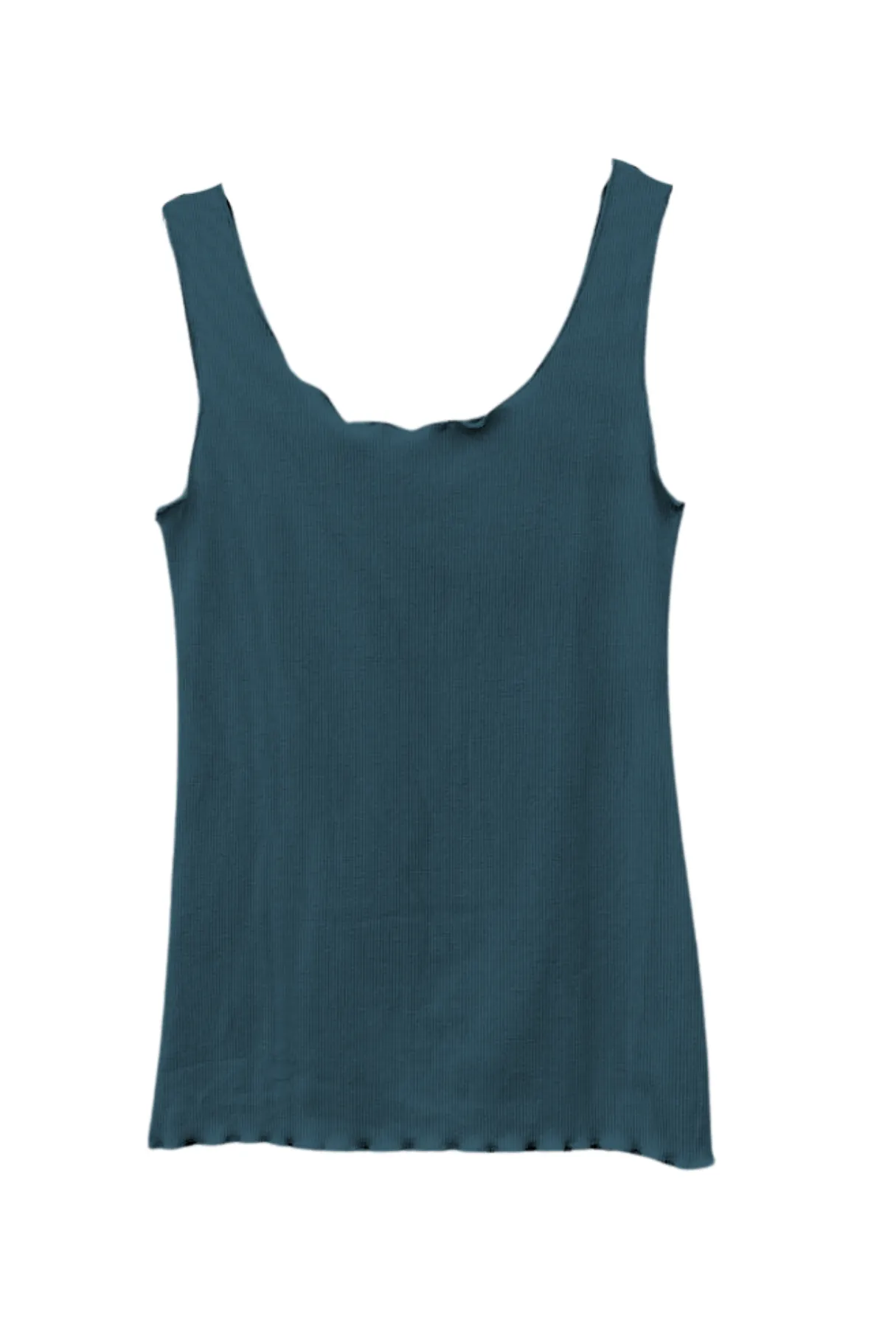 Suns Out Singlet Top - Petrol