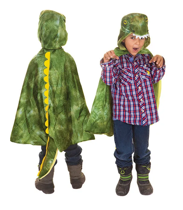 T-Rex Hooded Cape (Child 4-6)