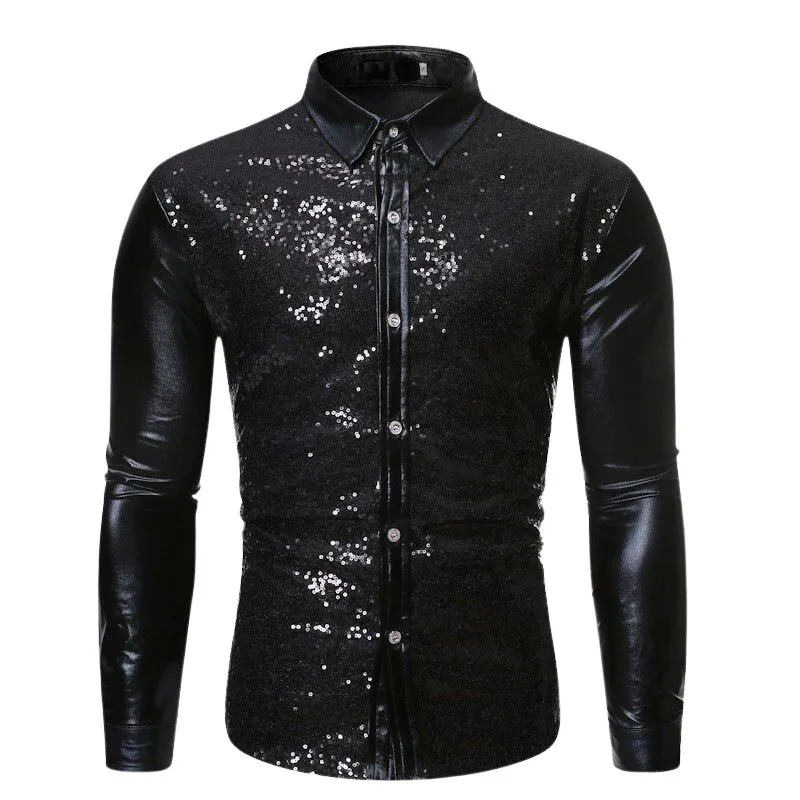 T Shirt Disco Paillettes