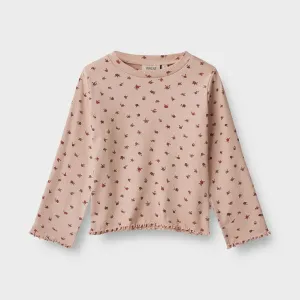 T-Shirt Elsa in Pink Sand Flowers