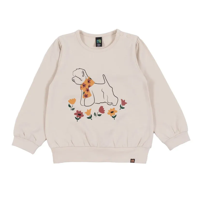T-shirt à manches longues Bébé Fille Monet et moi F2454-05