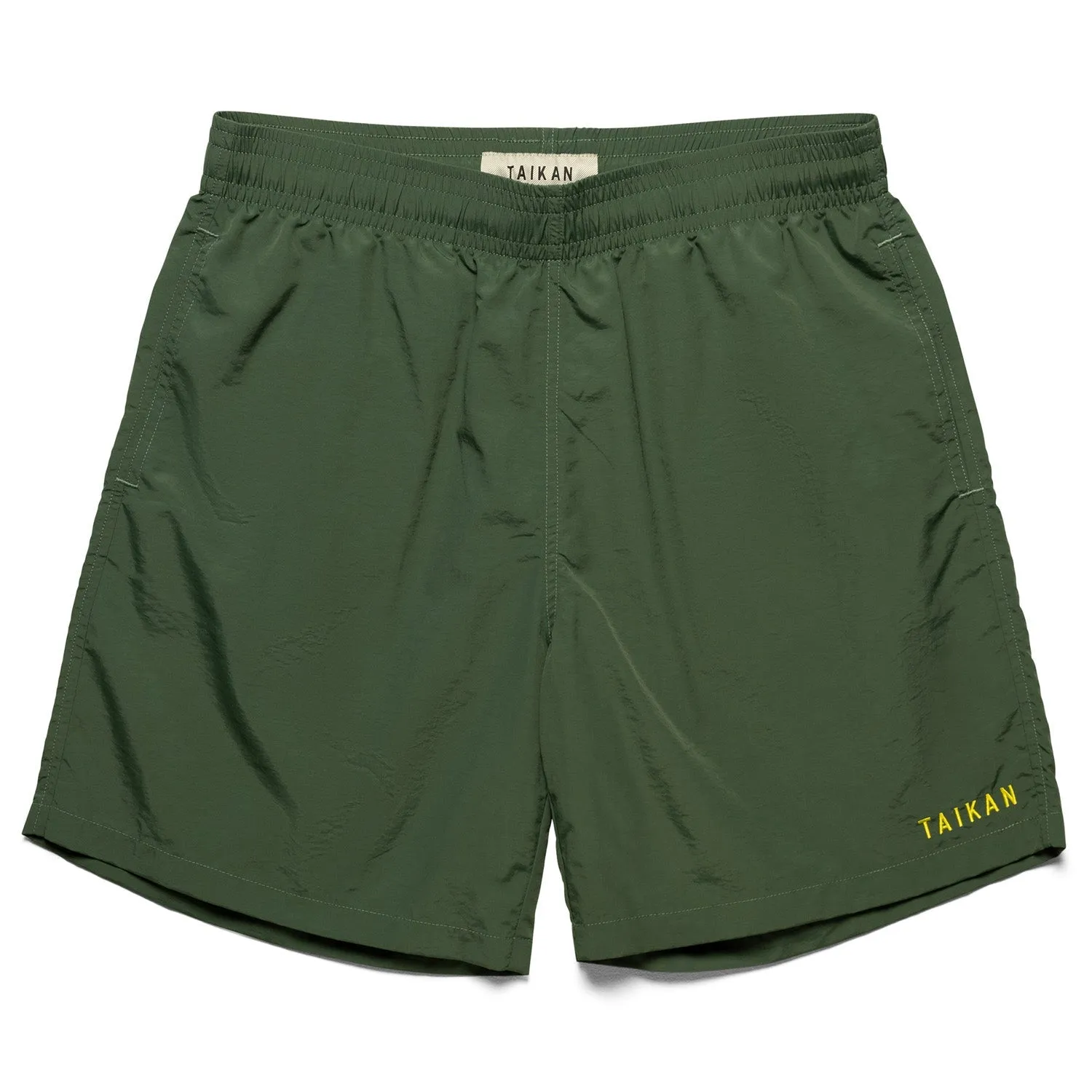 Taikan Men Nylon Shorts Forest Green TS0001-GRN